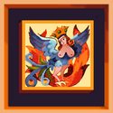 Phoenix Bird Tile