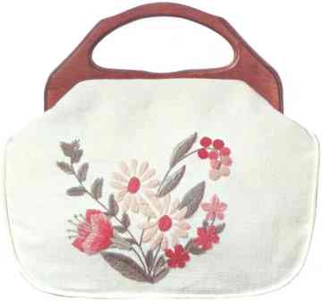 Pink Daisies Bermuda Bag w/handle