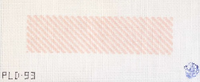 Pink Diagonal Striped Key Fob