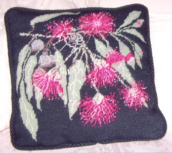 Pink Flowering Gum & Common Spider