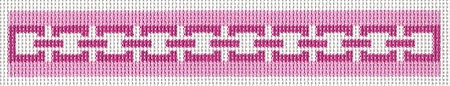 Pink Geo Key Fob