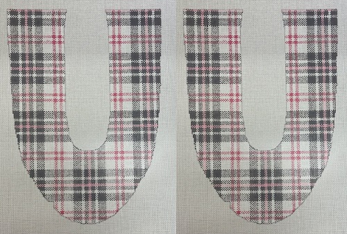 Pink and Grey Plaid