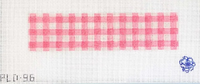 Pink Large Gingham Key Fob