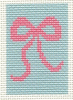 Pink Ribbon on Blue