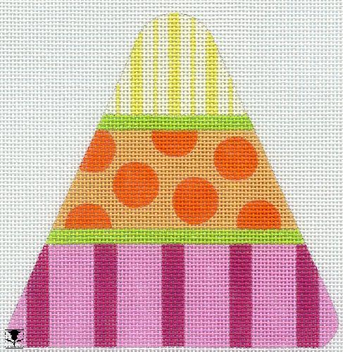 Pink Stripes Candy Corn