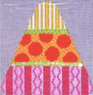 Pink Stripes Candy Corn - Click to enlarge Pink Stripes Candy Corn