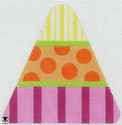 Pink Stripes Candy Corn