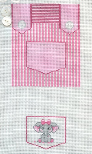 Pink with Elephant Pocket