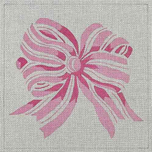 Pinks and White Striped Bow