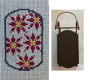 Poinsettia and Sled