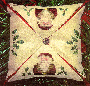 Pointedly Stitched II - Santa & Holly