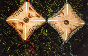 Pointedly Stitched Ornaments I