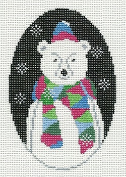 Polar Bear with Scarf