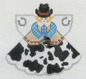 Pony Print Cowgirl Angel