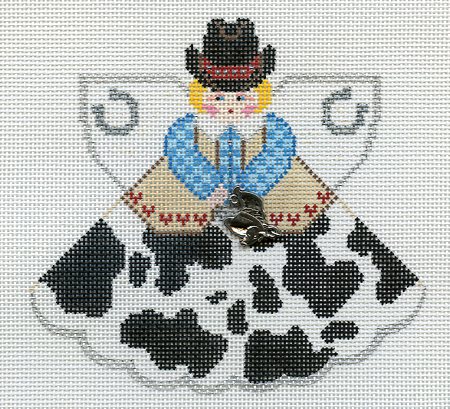 Pony Print Cowgirl Angel