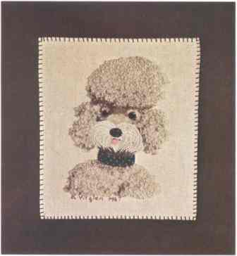 Poodle Crewel Kit