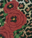 Poppies on Leopard Skin