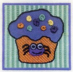 Purple Spider Cupcake