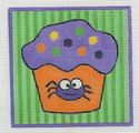Purple Spider Cupcake