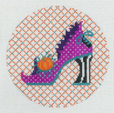 Purple Witch Shoe