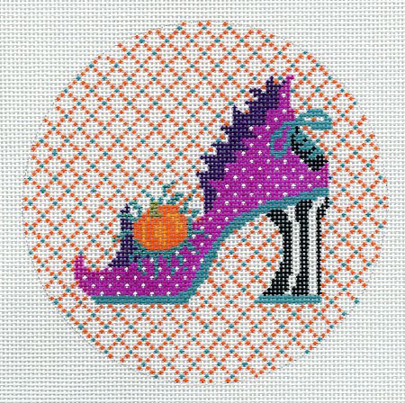 Purple Witch Shoe