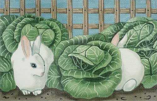 Rabbits in Cabbage Patch
