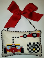 Race Cars Tooth Fairy Pillow