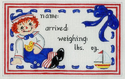 Raggedy Andy Birth Announcement
