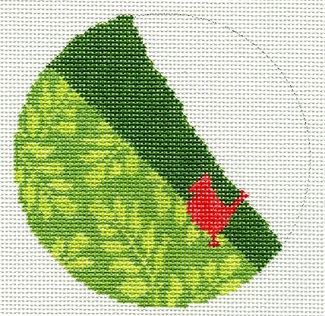 Red Bird on Greens