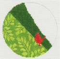 Red Bird on Greens