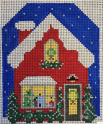 Red Christmas House