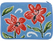 Red Floral Purse