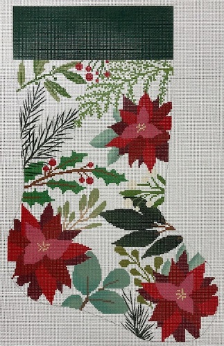 Poinsettia Stocking