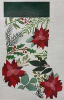 Poinsettia Stocking