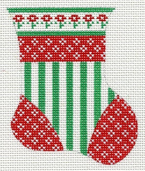 Red & Green Mini Sock