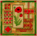 Red Poppy Collage