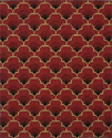 Red w/Gold "Bargello"