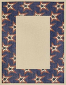 Red, White, and Blue Stars Frame