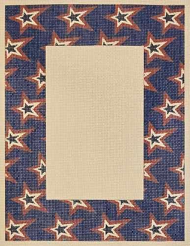 Red, White, and Blue Stars Frame