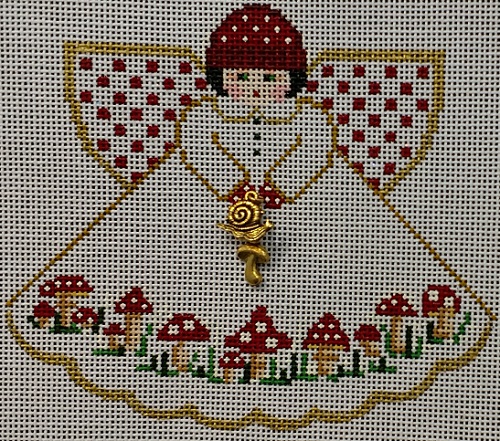 Red and White Mushrooms Angel