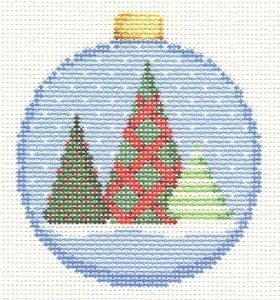 Red Woven Tree among Trees