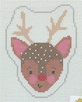 Reindeer Nutcracker Face