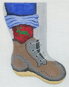 Reindeer Sock and Shoe Mini-Stocking