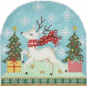 Reindeer w/ Scarf Snowdome