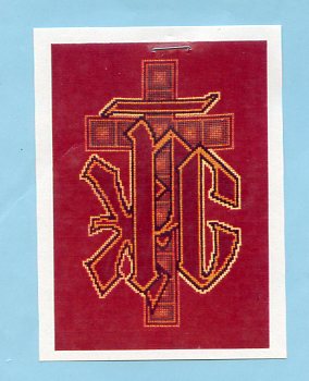 Cross on Red