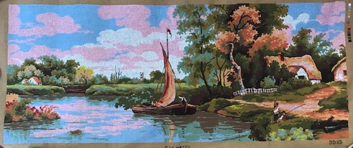 River with Fishermen