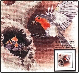 Robin In Flight