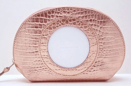 Rose Gold Cosmetic Bag