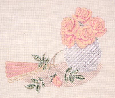 Roses In A Crystal Vase