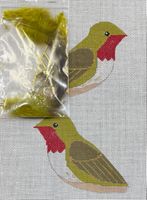 Ruby Throated Hummingbird Clip-on